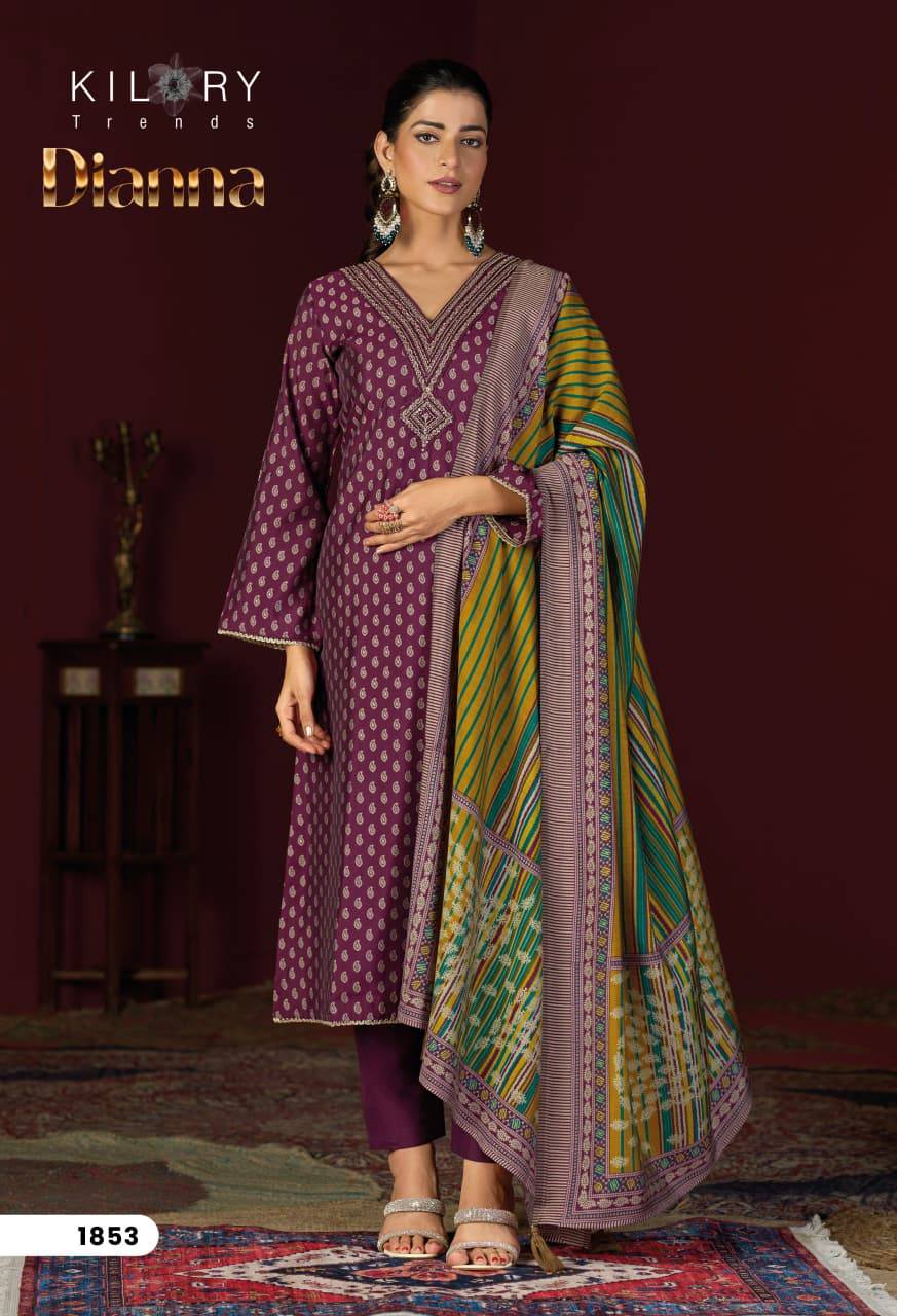 Kilory trends dianna low cost dress materials wholesalers